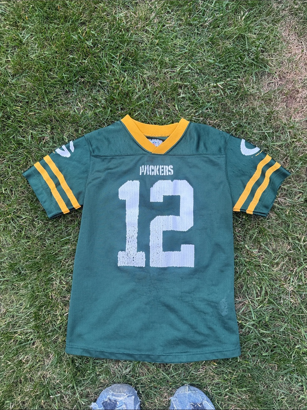 Aaron’s Rodgers Kids' Packers #12 Football Jersey